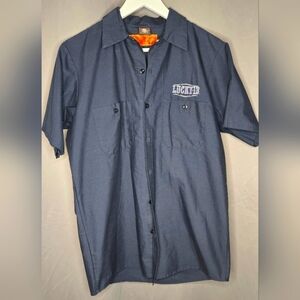 Lucky-13 Vintage Hot Rod Graphic Button Down Shirt | Size M